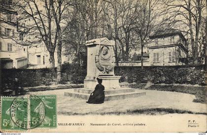 CPA Ville D'Avray Monument De Corot Artiste Peintre