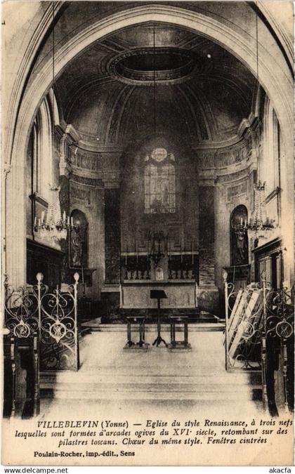 CPA Villeblevin Eglise (1183437)