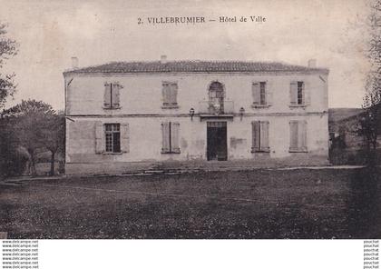 A18-82) VILLEBRUMIER - TARN  ET GARONNE - HOTEL DE VILLE - EN 1923 - ( 2 SCANS )