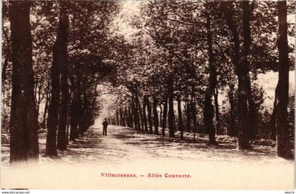 CPA VILLECRESNES Allee Couverte (1352615)