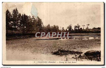 CPA Villedieu Etang du Gue Riant