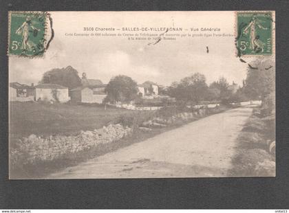 SALLES DE VILLEFAGNAN VUE GENERALE   C2865