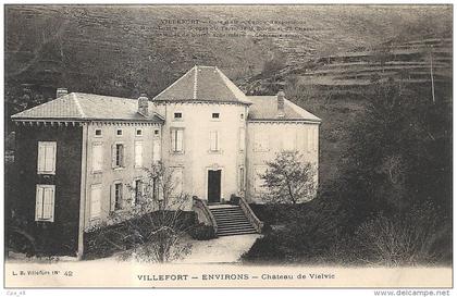 Lozere : Villefort, Environs, Chateau de Vielvic