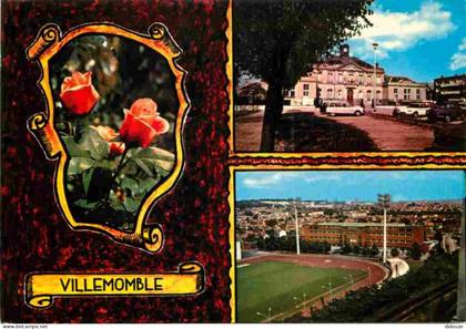 93 - Villemomble - Multivues - Automobiles - Stade - Fleurs - CPM - Voir Scans Recto-Verso