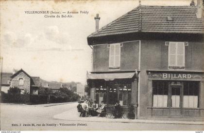 CPA Villemomble Avenue Fredy Civette Du Bel Air billard
