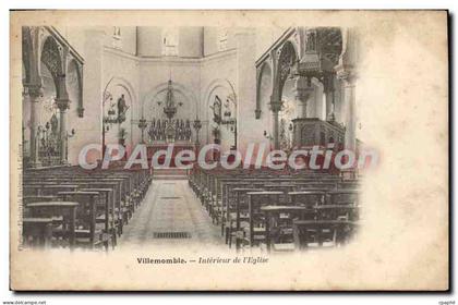 CPA Villemomble Interieur de l'Eglise