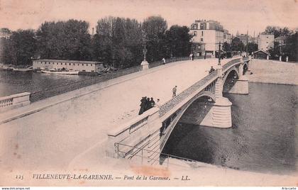 92 VILLENEUVE LA GARENNE PONT DE LA GARENNE