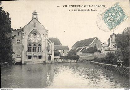 CPA Villeneuve Saint Georges Vue du Moulin de Senlis