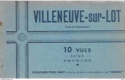 Carnet de 10 CP Villeneuve-sur-Lot