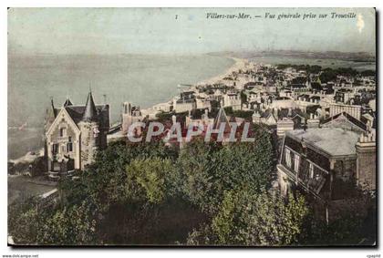 Villers sur Mer CPA Vue generale prise sur Trouville