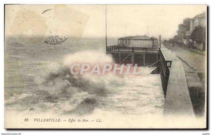 CPA Villerville Effet de Mer
