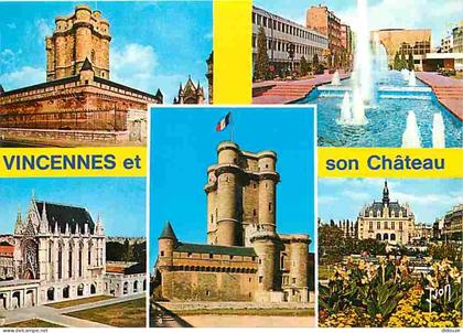 Carte Postale - 94 - Vincennes - Château de Vincennes - Multivues - Flamme Postale de Vincennes - CPM - Voir Scans Recto