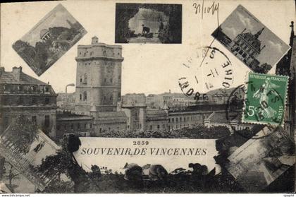 CPA Souvenir de Vincennes