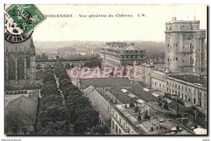 Vincennes- Vue General du Chateau-CPA