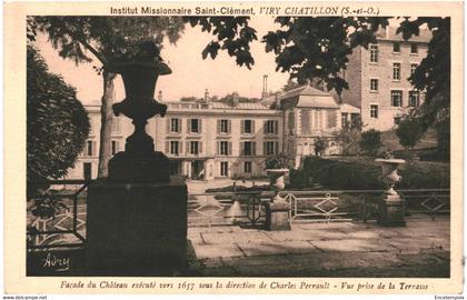 CPA Carte postale France  Viry-Châtillon  Institut Missionnaire Saint Clément  Façade du Château  VM62766
