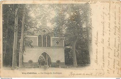 CPA Viry Chatillon La Chapelle Gothique