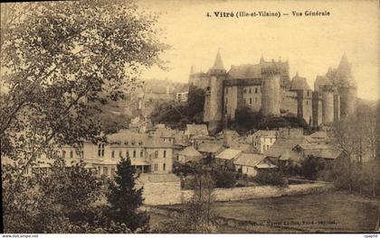 CPA Vitre Vue Generale