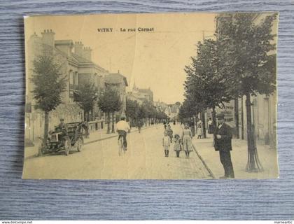 Cpa Vitry sur Seine (94) la rue Carnot