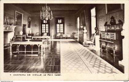 CPA Chateau De Vizille Le Petit Salon