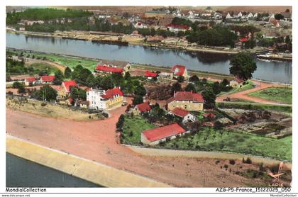 AZGP5-0370-68 - BARRAGE DE VOGELGRUN - En avion au-dessus - L'auberge du pont du rhin et vieux brisachh