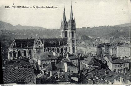 CPA Voiron Le Quartier Saint Bruno