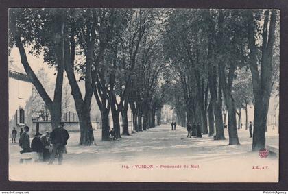 FRANCE, Postcard, Voiron, Promenade du Mall