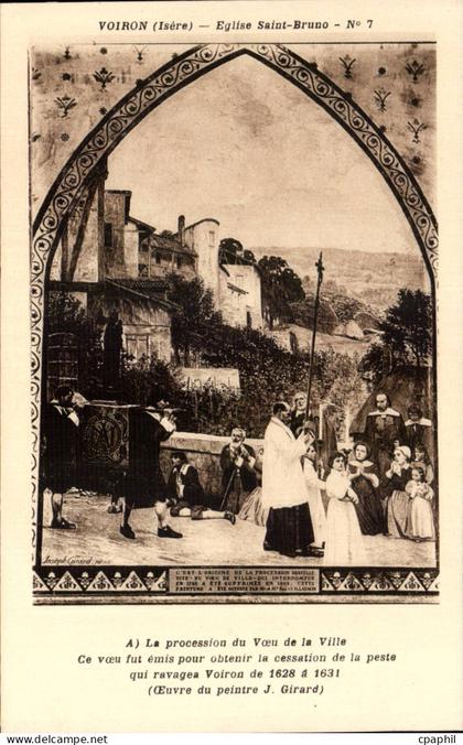 Voiron - Eglise Saint Bruno - CPA