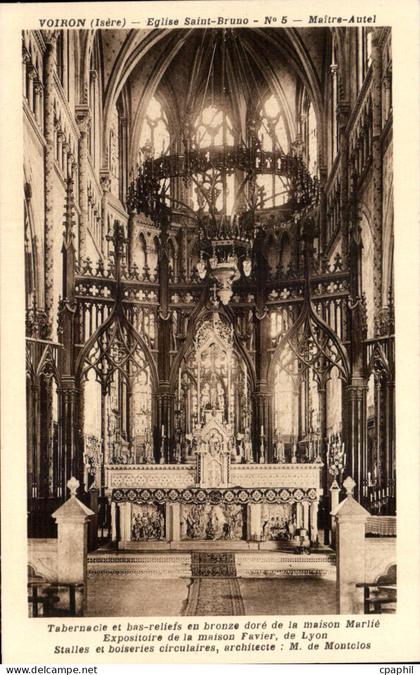 Voiron - Eglise Saint Bruno - CPA