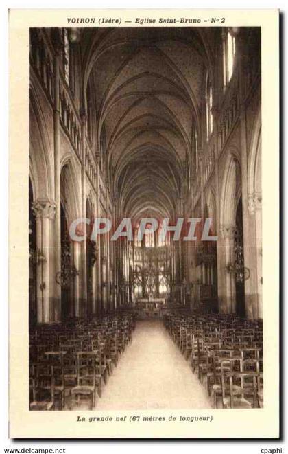 Voiron - Eglise Saint Bruno - CPA