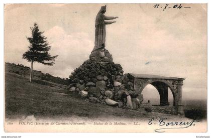 CPA-Carte Postale France-Volvic Statue de la Madone 1904 VM33675at