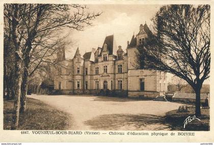 vouneuil sous biard chateau de boivre