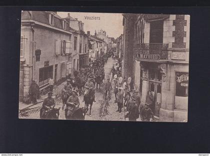 Frankreich France AK Vouziers Deutsche Truppen