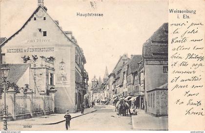 France - WISSEMBOURG (67) Hauptstrasse - Ed. Metz Frères