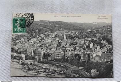 Cpa 1912, Yport, vue générale, Seine Maritime 76