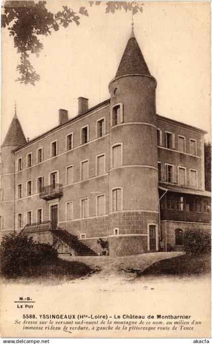 CPA YSSINGEAUX - Le Chateau de Montbarnier (657984)