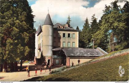 FRANCE - Yssingeaux - Château de Montbarnier - Tour - Arbres - Animé - CP