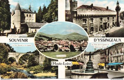 FRANCE - Yssingeaux - Hôtel de ville - Château - Pont Romain - Place - CP