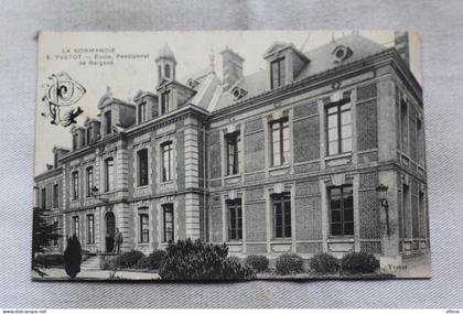 Yvetot, école, pensionnat de garçons, Seine Maritime 76