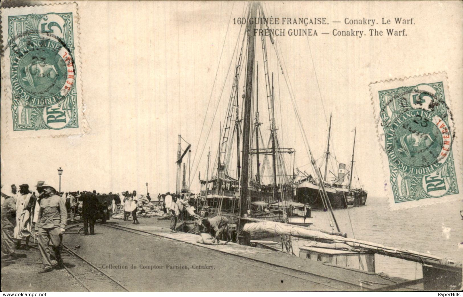 Frans Guinee French Guinea - Conakry - Le Warf