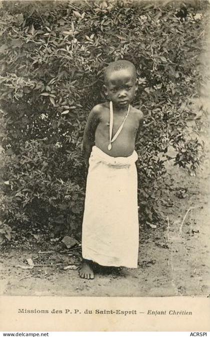 GUINEE équatoriale francaise  jeune enfant    fortier Dakar 42  (scan recto-verso)MA2008Bis