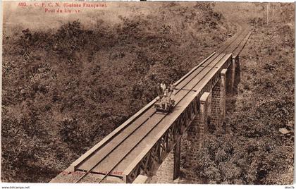 PC PONT DU KM 51 RAILWAY GRENCH GUINEA (a29189)