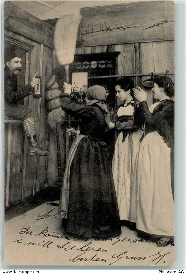 Frauen Mann Spindel Tracht Schweiz - 39497496