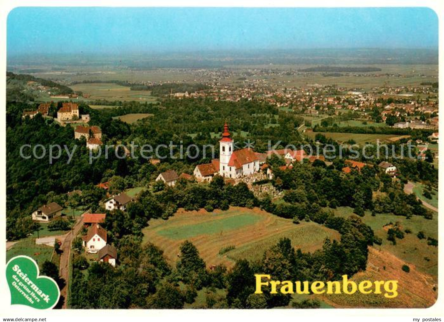 Frauenberg Enns Fliegeraufnahme