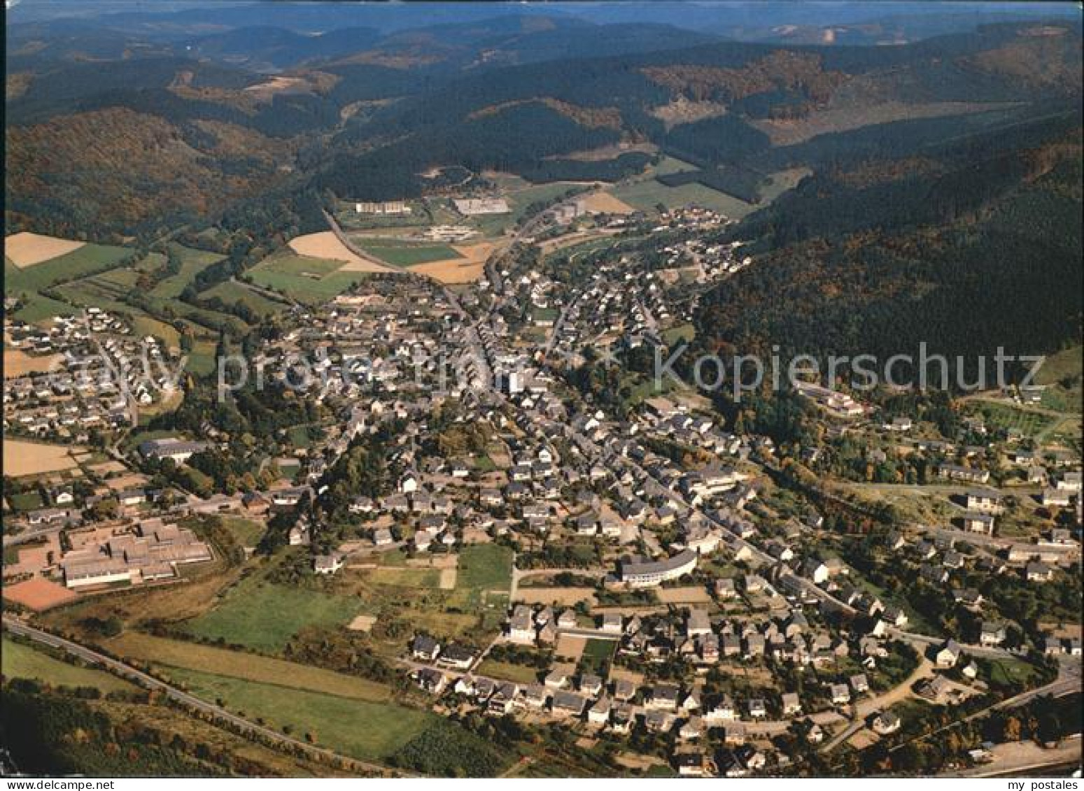 Fredeburg Schmallenberg Fliegeraufnahme