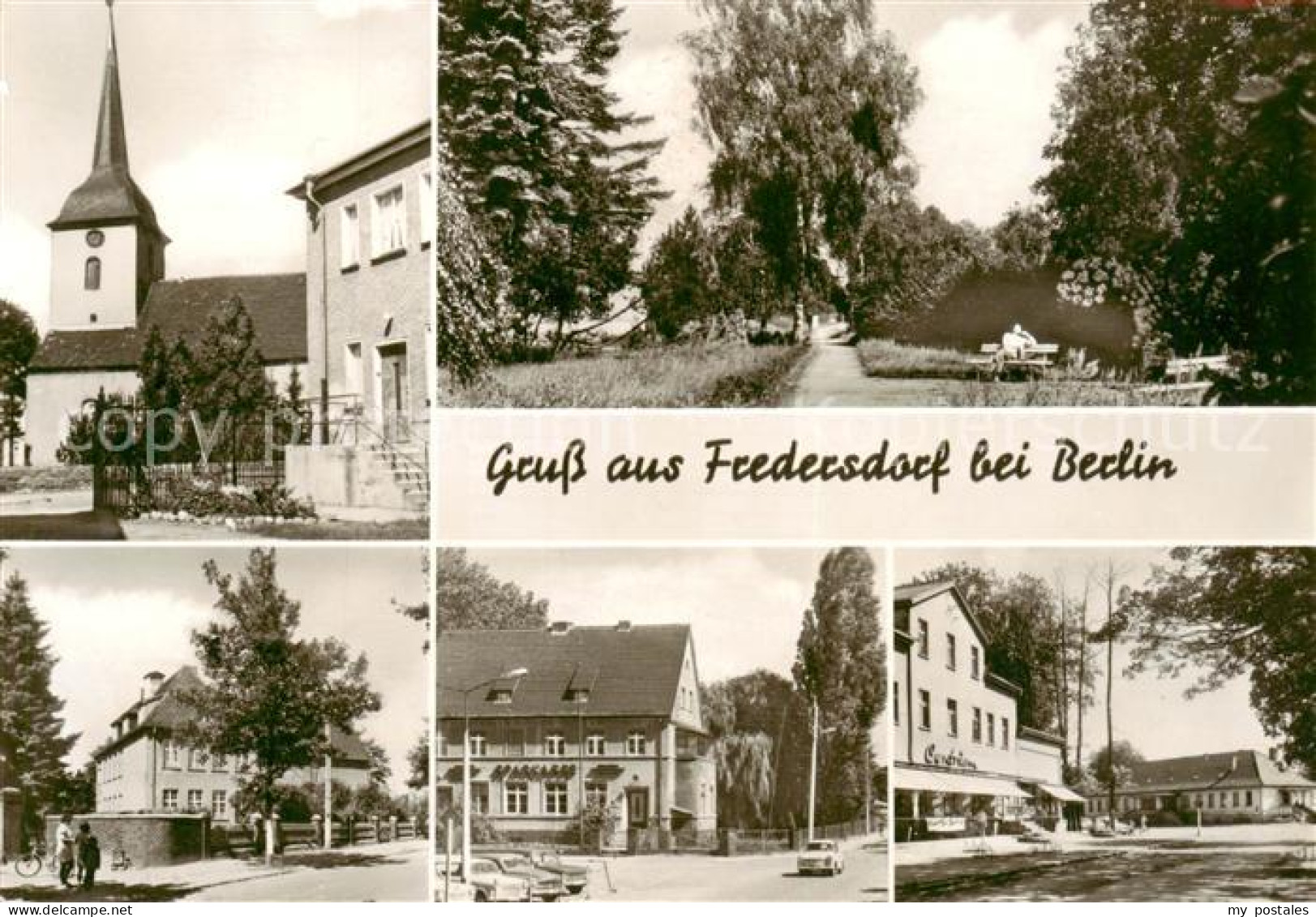 Fredersdorf Berlin Kirche Park Sparkasse Centrum