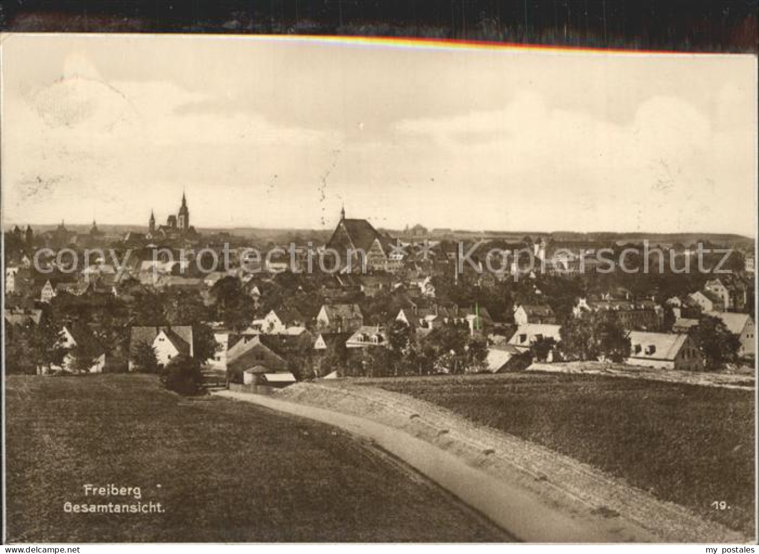 Freiberg Sachsen Gesamtansicht