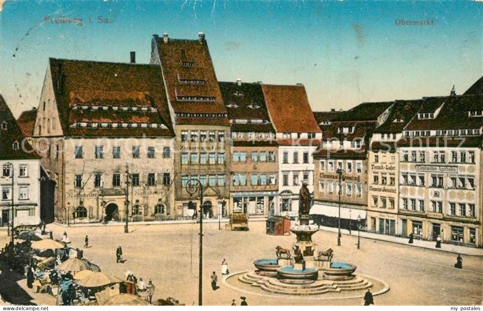 Freiberg Sachsen Obermarkt