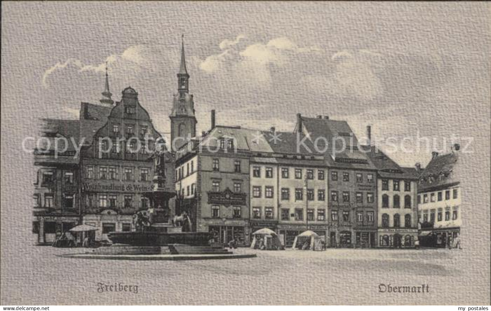 Freiberg Sachsen Obermarkt