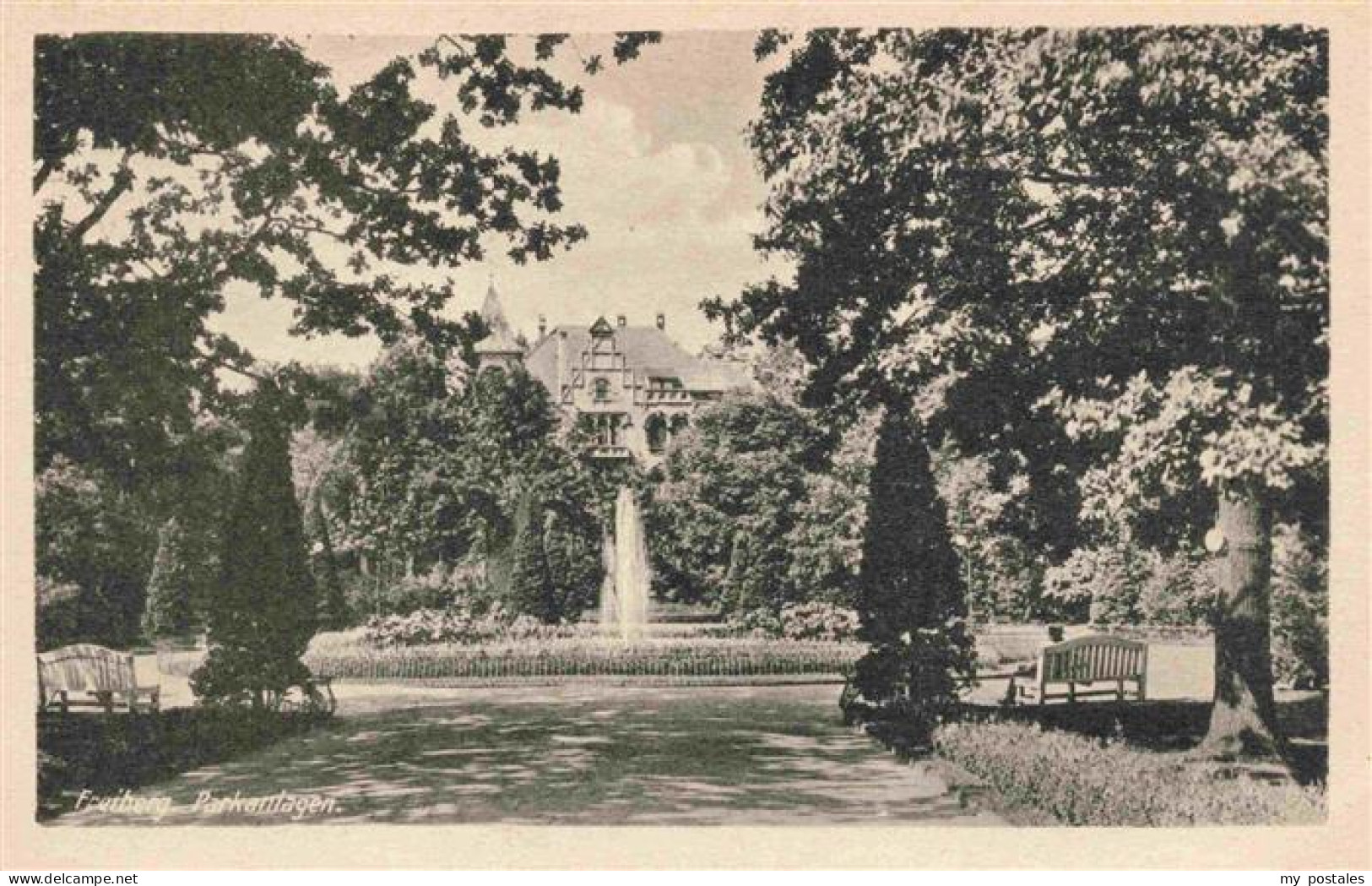 Freiberg  Sachsen Parkanlagen