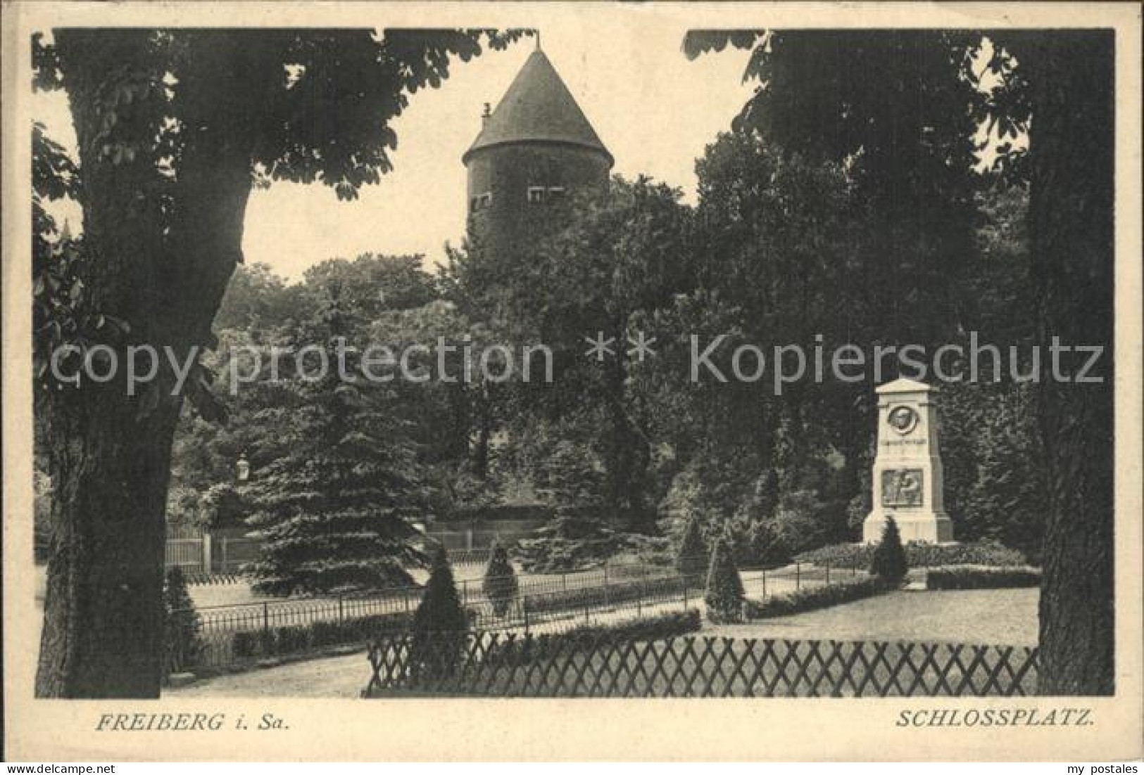 Freiberg Sachsen Schlossplatz